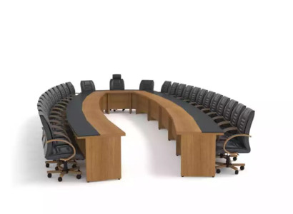 Großer Konferenztisch Büromöbel Arbeitszimmer Tisch 830cm xxl